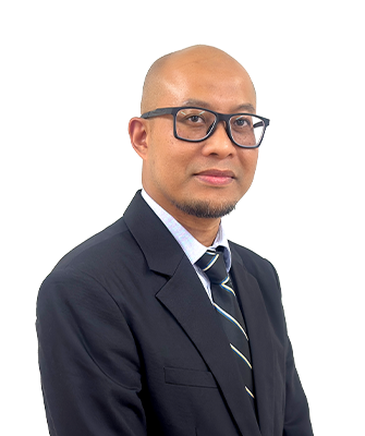 Portrait of a bald man wearing a navy suit, white shirt, striped tie, and black-framed glasses, looking at the camera.