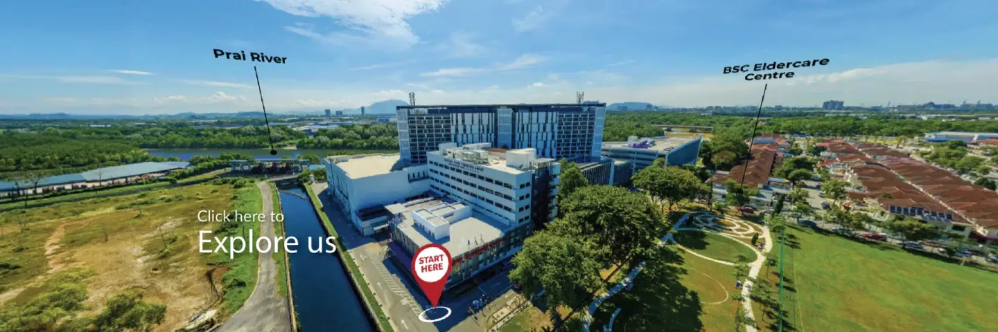 Aerial View of Bagan Specialist Centre